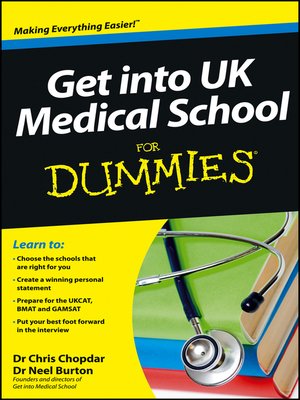 cover image of Get into UK Medical School For Dummies